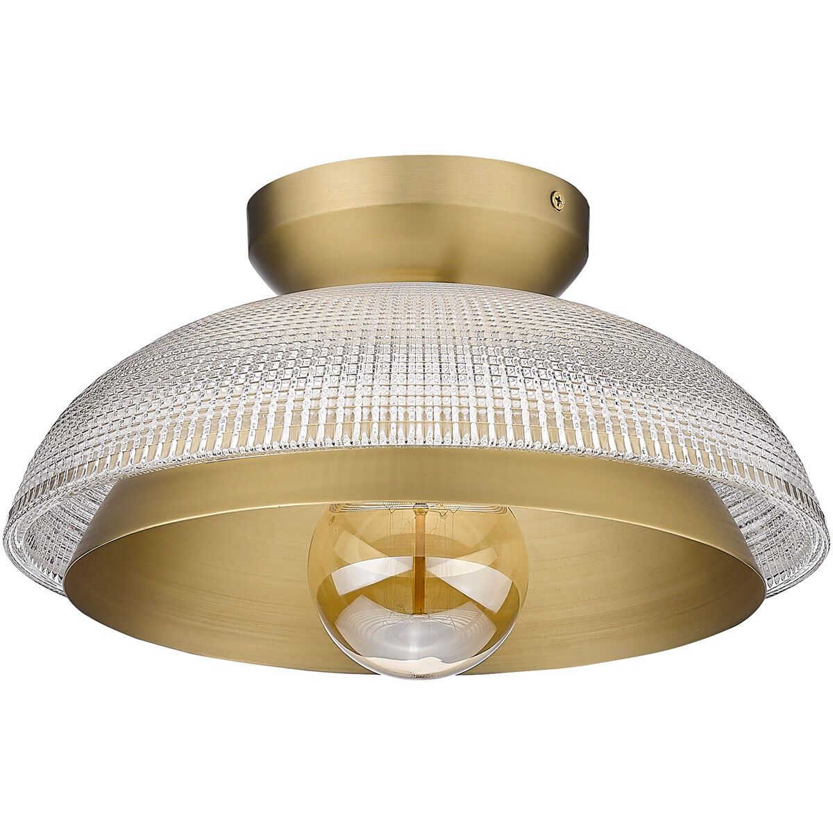 Champagne flush mount light hot sale